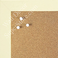 BB37-1 Matte White Small Custom Cork Chalk or Dry Erase Board