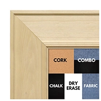 BB1751-1 | Unfinished Wood Frame | Unfinished Natural Wood Moulding - Paint or Stain | Custom Cork Board | Custom Chalk Board | Custom White Dry Erase Board