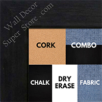 BB1845-6 Charcoal Gray 1 3/4" Wide Value Price Medium To Extra Large Custom Cork Chalk Or Dry Erase Board  