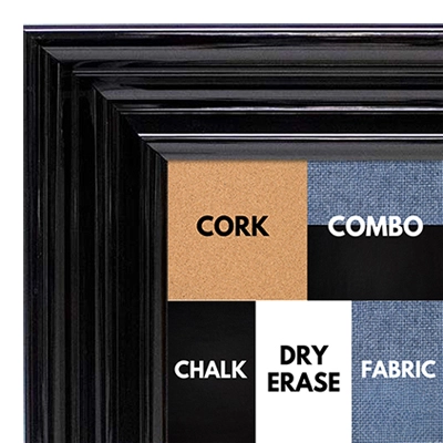 BB1961-8 Large Black High Gloss Custom Wall Board With Scoop