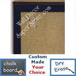 disc BB235-10 Dark Navy Blue Small Custom Cork Chalk or Dry Erase Board