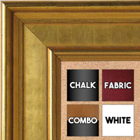 BB5230-1 Classic Gold Medium To Extra Large Custom Cork Chalk Or Dry Erase Board