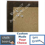 disc BB6224-3 Distressed Bronze Small To Medium Custom Cork Chalk or Dry Erase Board