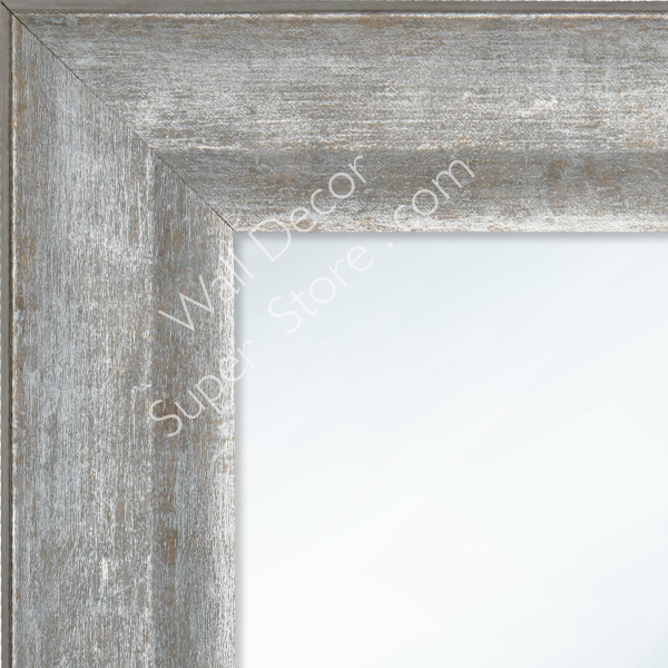 MR1224-3 Colosseum II Soft Pewter - Custom Large Mirror - 2.0 Inch Wide