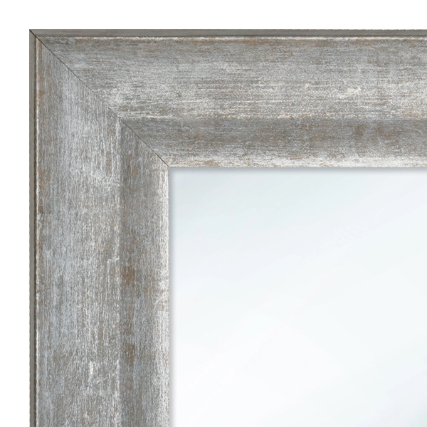 MR1224-3 Colosseum II Soft Pewter - Custom Large Mirror - 2.0 Inch Wide
