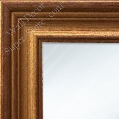 MR1238-2 Antique Gold - Custom Large Mirror - 2.8125 Inch Wide