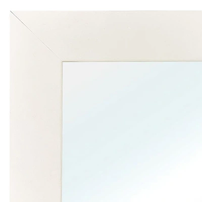 MR1000-2 Matte White - Value Priced -Medium Custom Wall Mirror Custom Floor Mirror - -