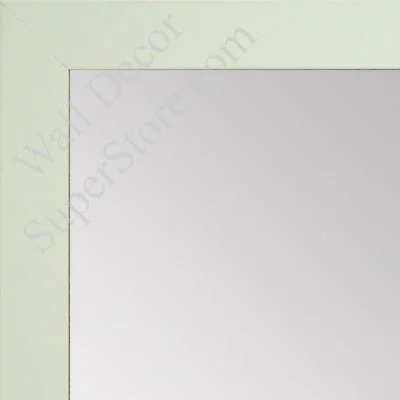 MR1940-6 Metal Matte White Medium Custom Wall Mirror Custom Floor Mirror