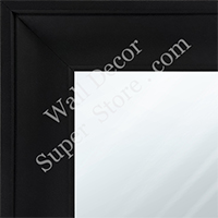 MR1205-1 Black - Custom Large Mirror - 2 Ich Wide