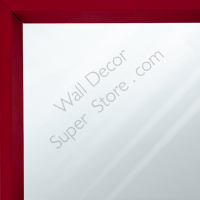 MR1212-1 Red - Custom Small Mirror - 0.69 Inch Wide