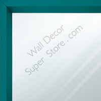 MR1212-3 AQUA GREEN - Custom Small Mirror - 0.69 Inch Wide