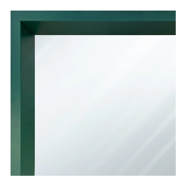 MR1212-4 Green - Custom Small Mirror - 0.69 Inch Wide