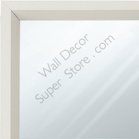 MR1212-8 White - Custom Small Mirror - 0.69 Inch Wide