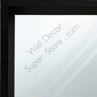 MR1212-9 Black - Custom Small Mirror - 0.69 Inch Wide