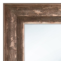 MR1224-4 Colosseum II Titanium - Custom Large Mirror - 2.0 Inch Wide