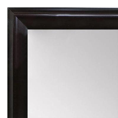 MR1507-1 Espresso Coffee Brown Small Custom Wall Mirror