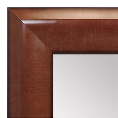 MR1509-2 Pecan Large Custom Wall Mirror Custom Floor Mirror