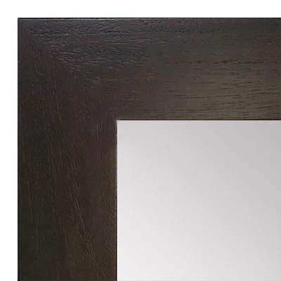 MR1510-1 Espresso Coffee Brown Wood Grain Large Custom Wall Mirror Custom Floor Mirror