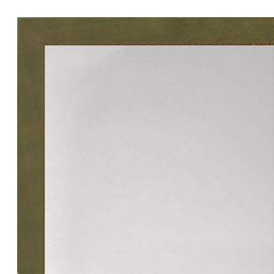 MR1511-8 Green Stained Maple - Very Small Custom Wall Mirror
