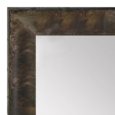 MR1530-1 Distressed Burlwood Gray Medium Custom Wall Mirror Custom Floor Mirror