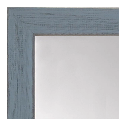 MR1533-6 Distressed Blue Gray - Medium  Custom Wall Mirror