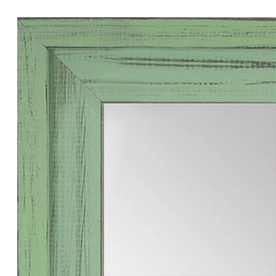 MR1534-12 Distressed Soft Green - Large Custom Wall Mirror - Custom Bathroom Mirror