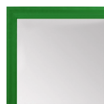 MR1537-4 Glossy Green - Very Small Custom Wall Mirror - Custom Bathroom Mirror