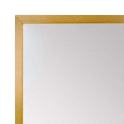 MR1540-18 Thin Metal Gold Nugget Medium Custom Wall Mirror