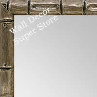 MR1549-3 Soft Champagne - Tropical Bamboo  - Small Custom Wall Mirror Custom Floor Mirror