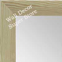MR1563-1 Gloss Lacquer Natural Clear Wood Grain Medium Custom Wall Mirror -  Custom Bathroom Mirror
