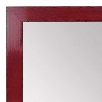 MR1566-2 Glossy Distressed Red - Small Custom Wall Mirror Custom Floor Mirror