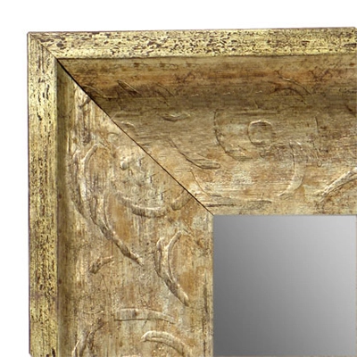 MR1613-3  Distressed Silver Custom Wall Mirror 