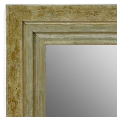 MR1721-4 | Distressed Green / Silver | Custom Wall Mirror | Decorative Framed Mirrors | Wall D�cor