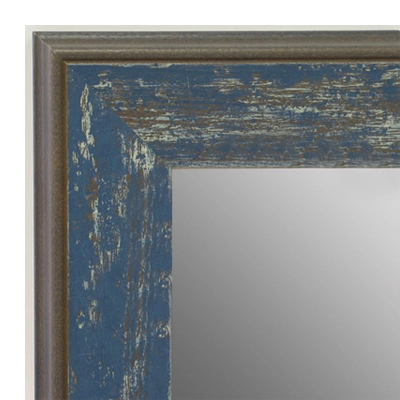 MR1734-2 | Distressed Denim | Custom Wall Mirror | Decorative Framed Mirrors | Wall D�cor