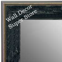 MR1734-6 | Distressed Black Granite | Custom Wall Mirror | Decorative Framed Mirrors | Wall D�cor