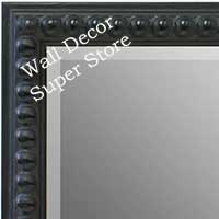 MR1747-2 | Distressed Black Beads | Custom Wall Mirror | Decorative Framed Mirrors | Wall D�cor