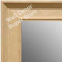 MR1761-1 | Unfinished Wood Frame | Unfinished Natural Wood Moulding - Paint or Stain | Custom Wall Mirror