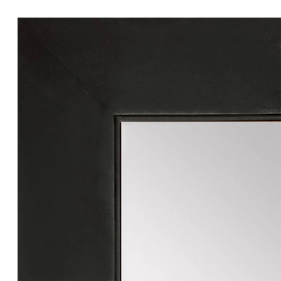 MR1865-1 Matte Satin Black - Value Priced - Large Custom Wall Mirror Custom Floor Mirror