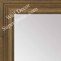 MR1939-2 Distressed Pecan 1 3/8" Wide Custom Framed Mirror