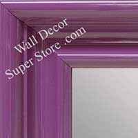 MR1960-1 Extra Large Gloss Purple Scoop Style Custom Mirror