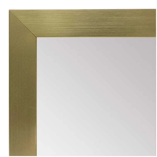 MR1962-3 Brushed Gold Flat 1 3/16" Wide Modern