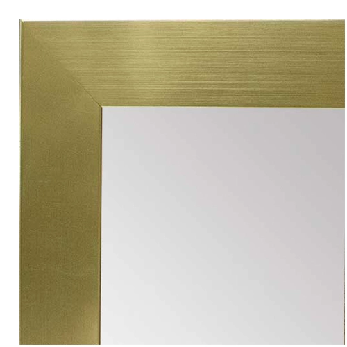 MR1962-6 Medium Brushed Gold Flat 1 5/8" Wide Modern Frame