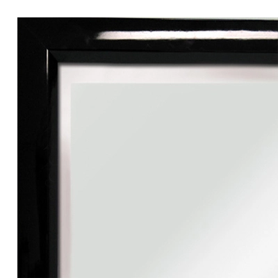 MR311-1 High Gloss Black Lacquer - Very Small Mirror