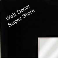 MR332-1 High Gloss Black Lacquer - Extra Large Custom Wall Mirror Custom Floor Mirror
