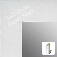 MR5241-2 Thick Matte White - Large Custom Wall Mirror Custom Floor Mirror