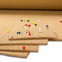 MT101 Frameless Cork From Roll Bulletin Board Material Cut To Small Sizes 