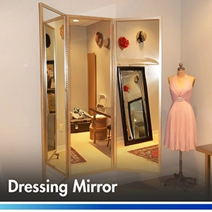 Custom Three Panel Mirrors