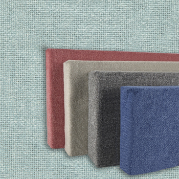 FW830-09 Soft Colors: Seafoam - Frameless Fabric Wrap Cork Bulletin Board - Classic Hook And Loop Velcro