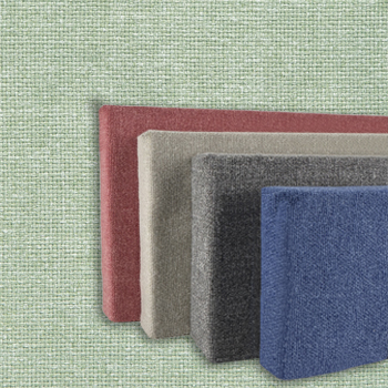 FW830-13 Soft Colors: Mint - Frameless Fabric Wrap Cork Bulletin Board - Classic Hook And Loop Velcro