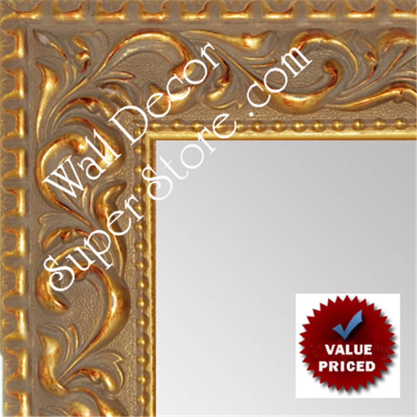 MR1862-1 Ornate Venetian Gold - Value Priced Large Custom Wall Mirror Custom Floor Mirror